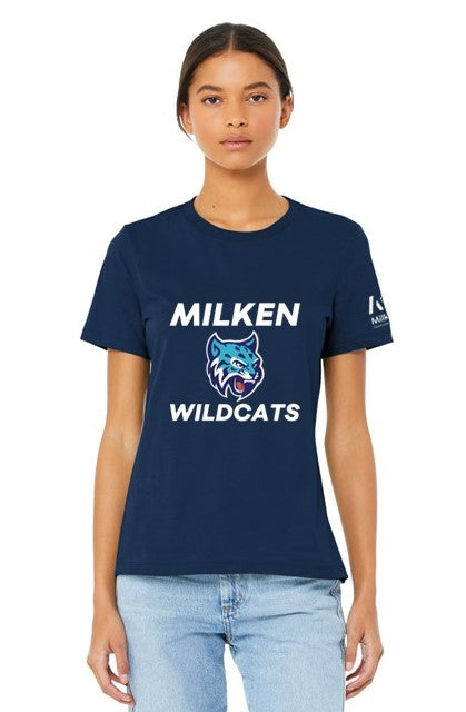 **NEW** WILDCATS Short Sleeve Relaxed Jersey Tee Fitted