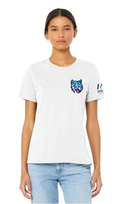 WILDCATS Short Sleeve Relaxed Jersey Tee Fitted
