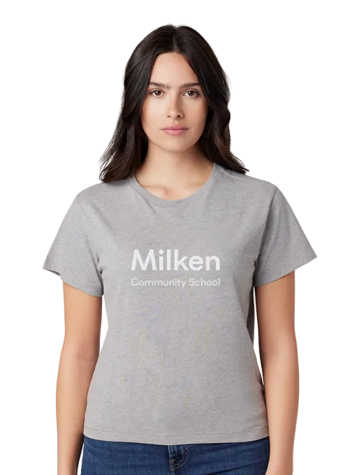 Cotton Heritage High Waisted Tee Carbon Grey