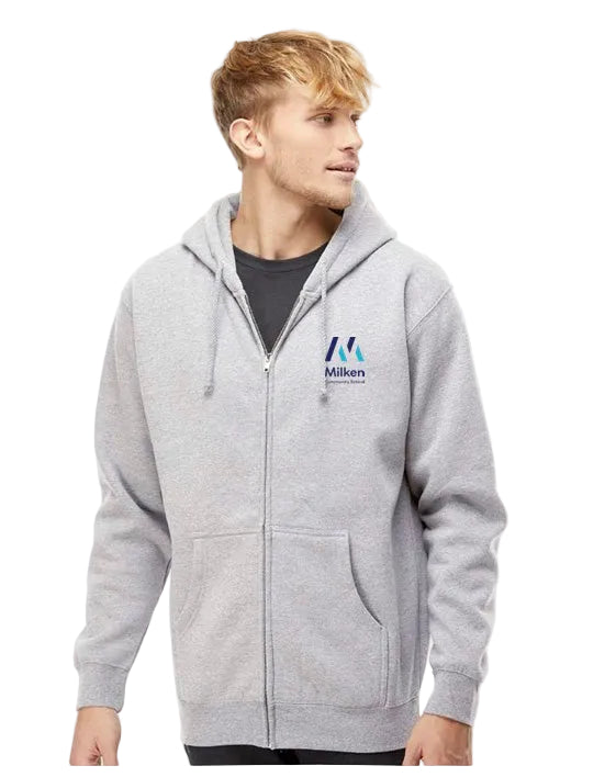 **NEW** Independent Trading Co. Unisex Heavyweight Full-Zip Hooded Sweatshirt