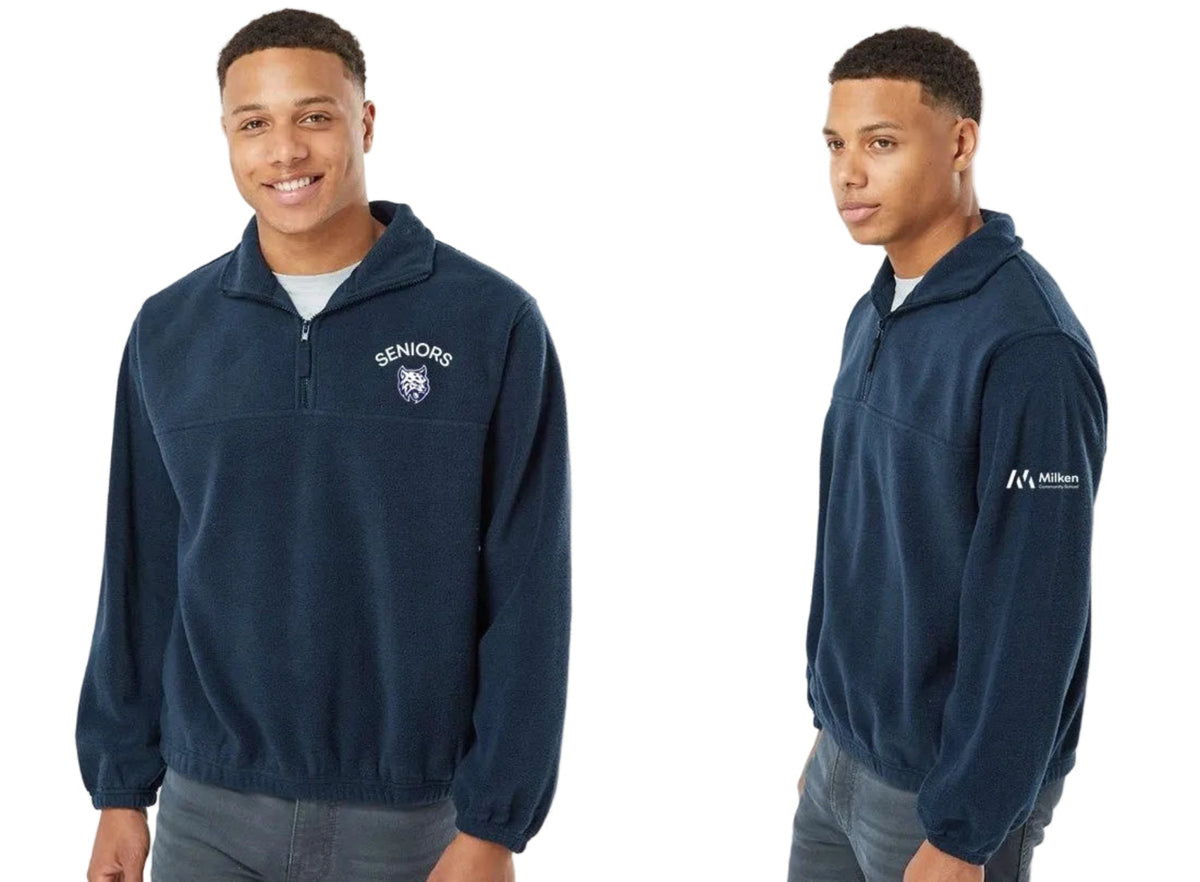 SENIORS - Burnside Polar Fleece Quarter Zip Pullover