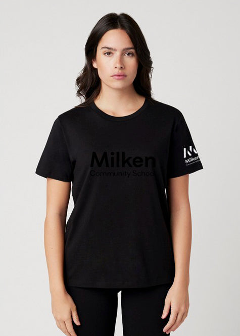 **NEW** Cotton Heritage Fitted Classic Tee Black on Black