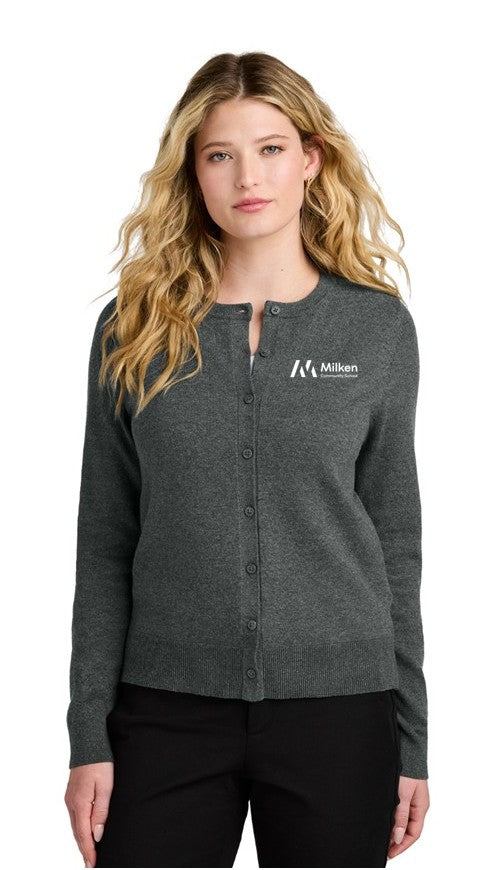 Crewneck Cardigan Sweater