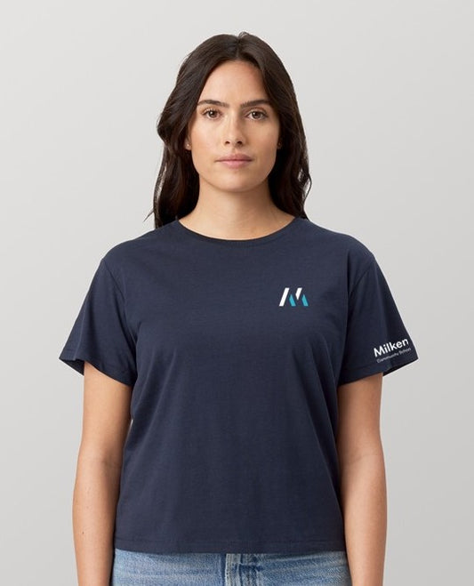 **NEW** Cotton Heritage High Waisted Tee Navy