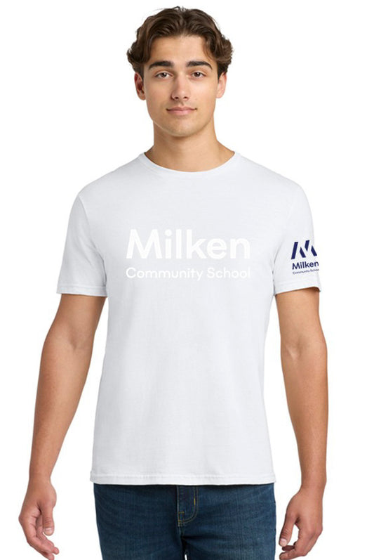 **NEW** Gildan Softstyle Unisex White on White Tee